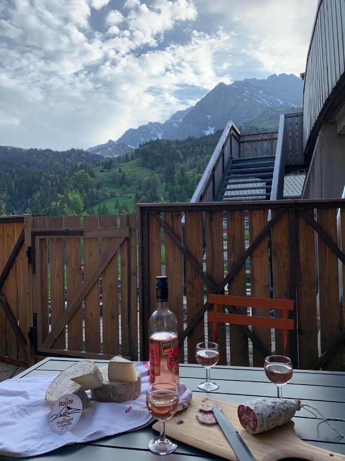 Apartament Terrasse Sur Les Aravis La Giettaz Zewnętrze zdjęcie